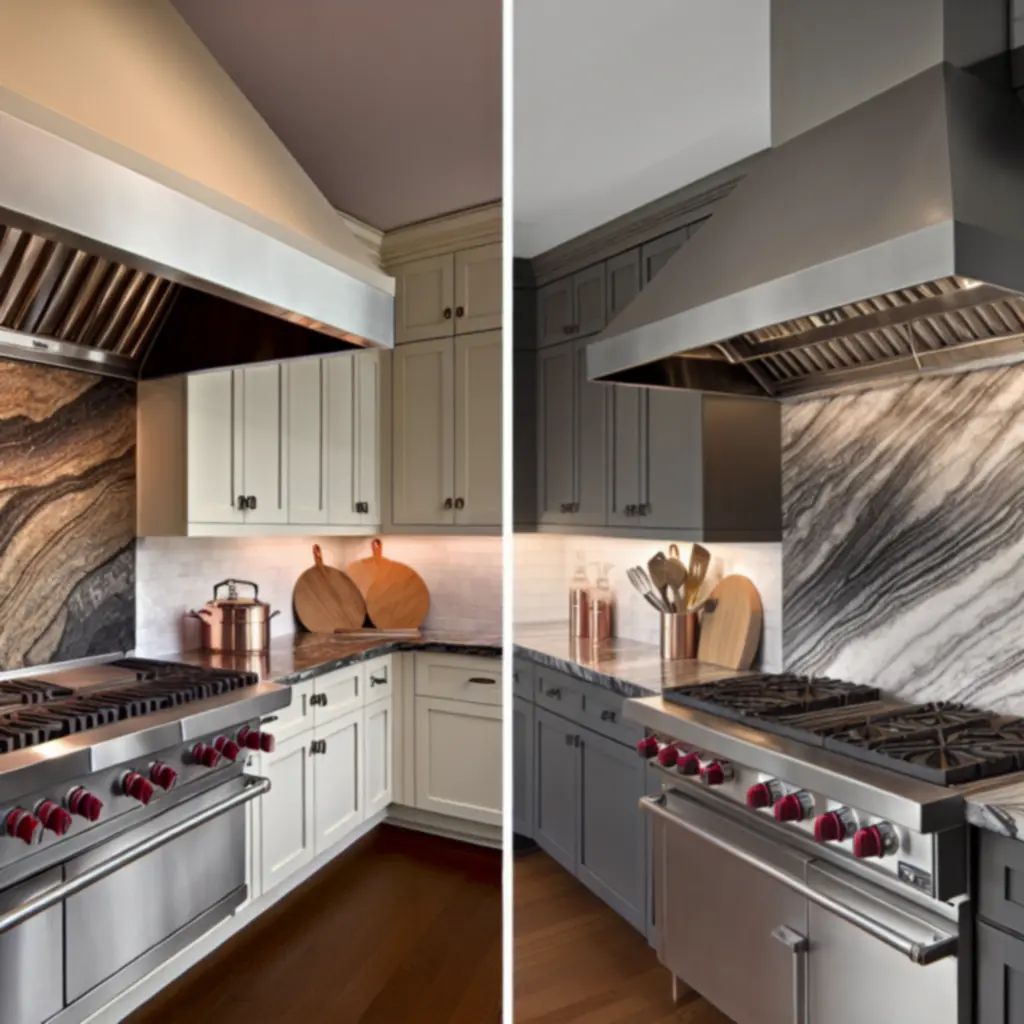 Séf otthoni konyhája professzionális Wolf tűzhellyel