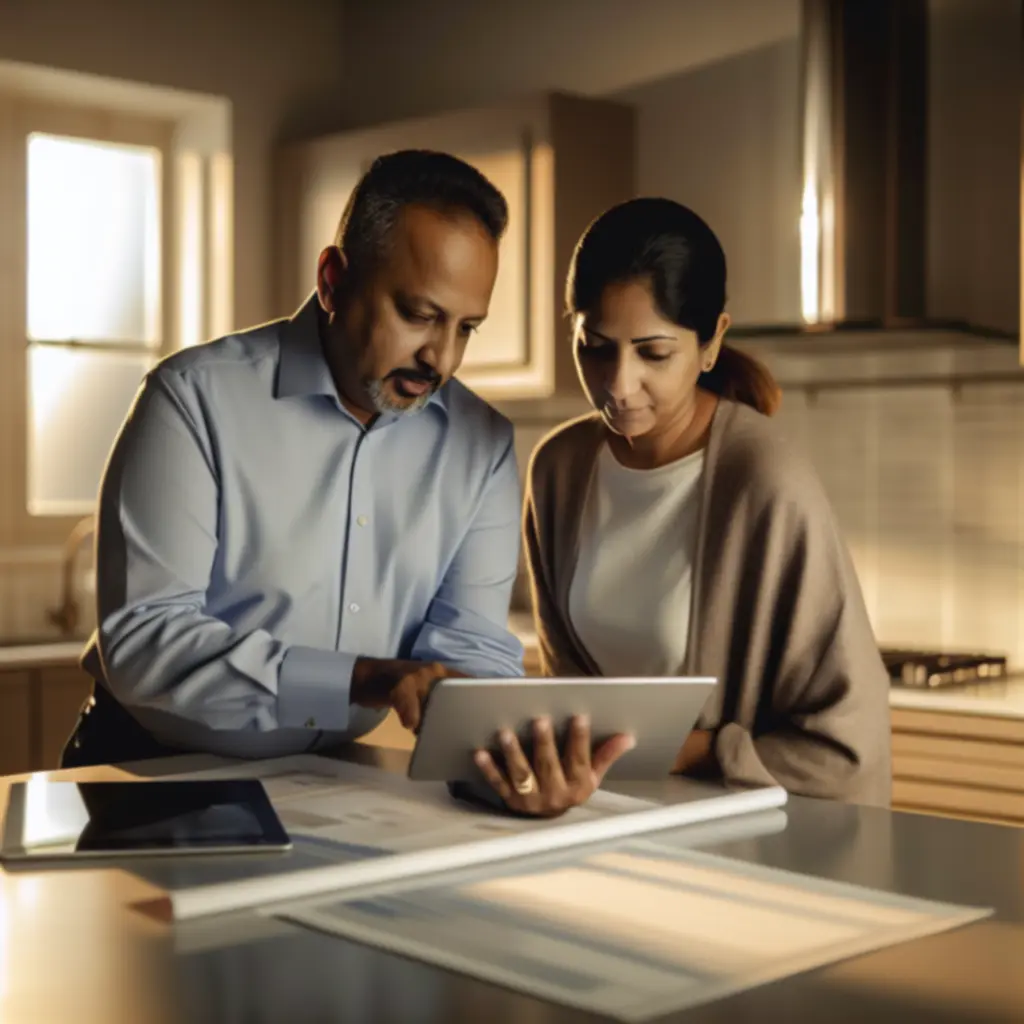 Szakértői konzultáció modern konyhában